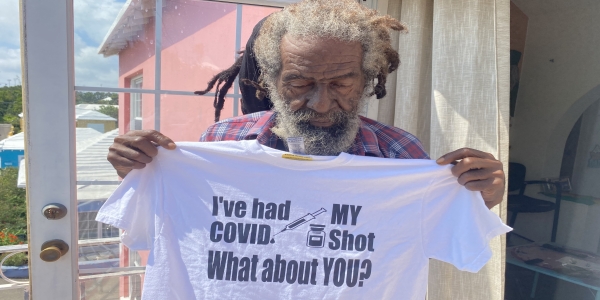  Local Man Designs Vaccination Tee Shirt