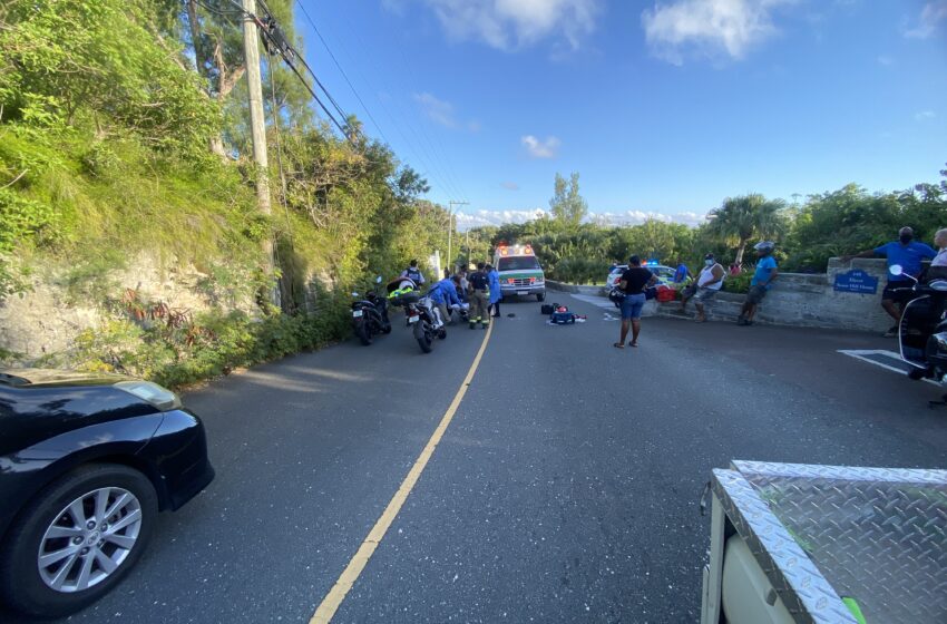  Three-Vehicle Road Accident on Scaur Hill