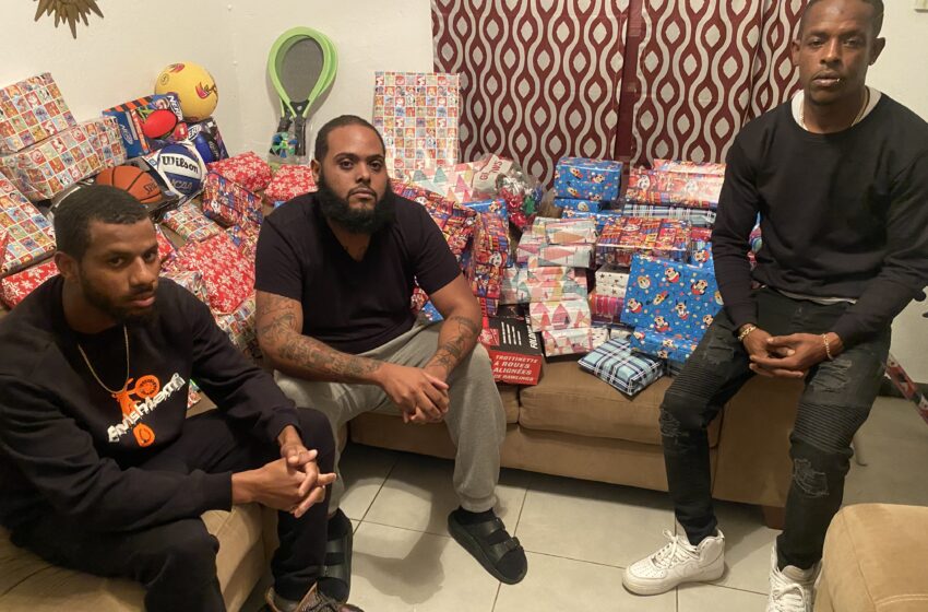  Cooperation and Creativity Among Young Men Results in Large Christmas Toy Drive