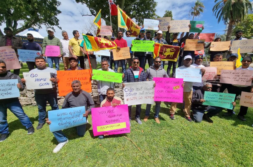  Sri Lankan Community Engage in Silent Protest