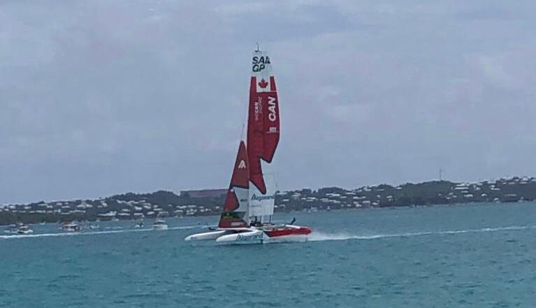  British Rule, Canadians Impress during First Day of SailGP Bermuda