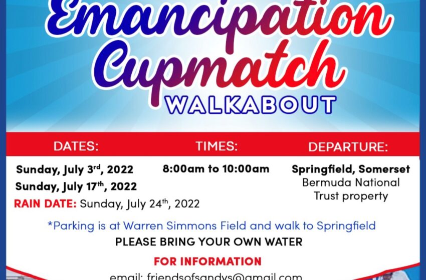  Emancipation/Cupmatch walkabout in Sandys
