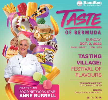  Taste of Bermuda Celebrity Guest Chef Food Festival Tickets Go on Sale