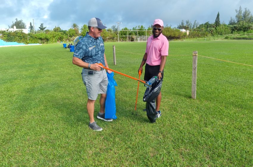  PROFESSIONAL GOLF TOURNAMENT SWINGS INTO ACTION TO HELP KEEP BERMUDA BEAUTIFUL   