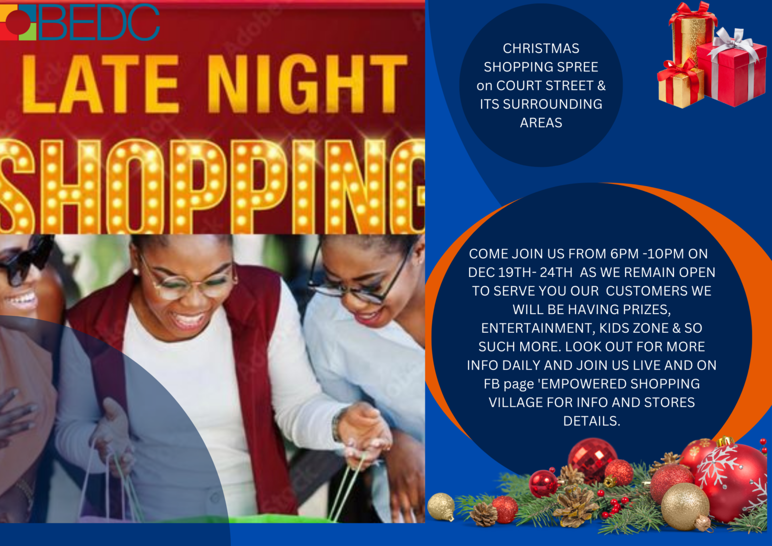 Late Night Christmas Shopping Comes To Court Street TNN