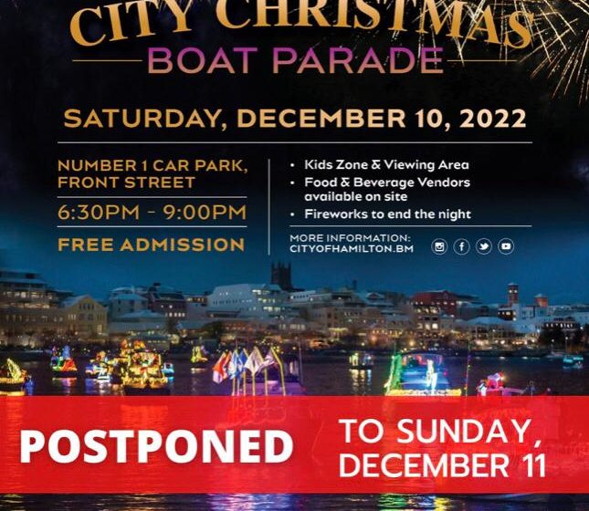  Bad Weather Postpond C.O.H.Christmas Boat Parade Until Sunday