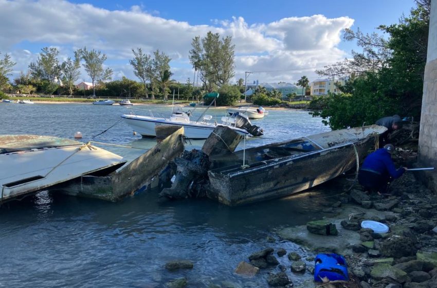  55 ABANDONED BOATS REMOVED FROM BERMUDA’S COASTAL WATERS IN 2022