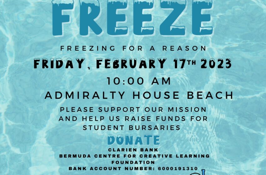  February Bermuda Centre for Creative Learning (BCCL) is Freezing for a Reason!