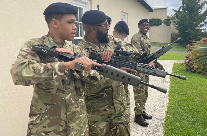  REGIMENT RECRUIT CAMP OFF TO A FLYING START