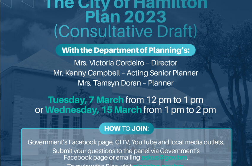  Department of Planning to Host Virtual Lunch & Learns About the City of Hamilton Plan 2023 (Consultative Draft)