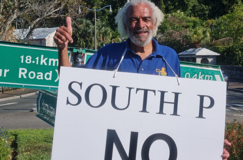  Former Mayor Stages Solo Protest