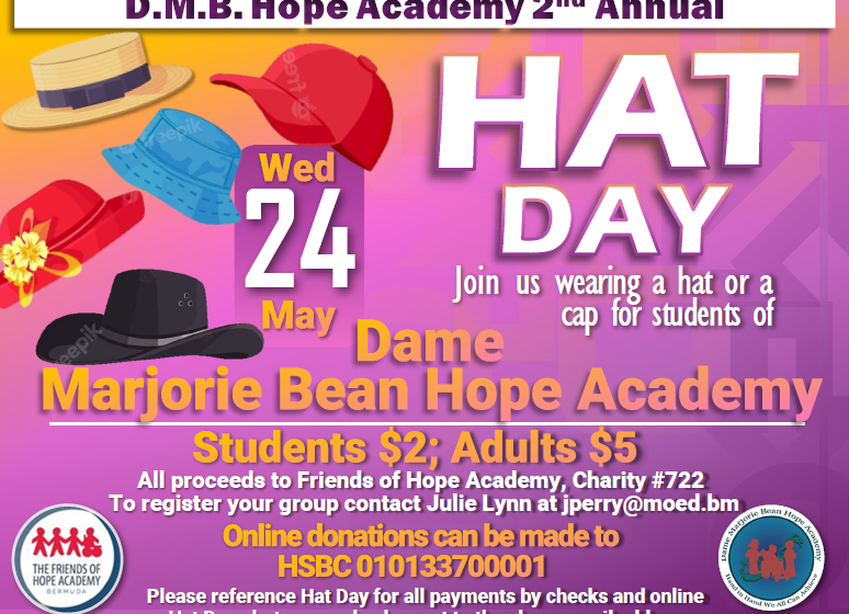  Dame Marjorie Bean Hope Academy’s 2nd Annual ‘Hat Day’ Fundraiser