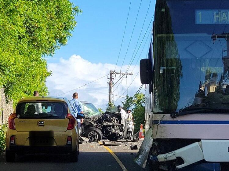  Male Driver Hurt After Collision With Bus in Hamilton Parish
