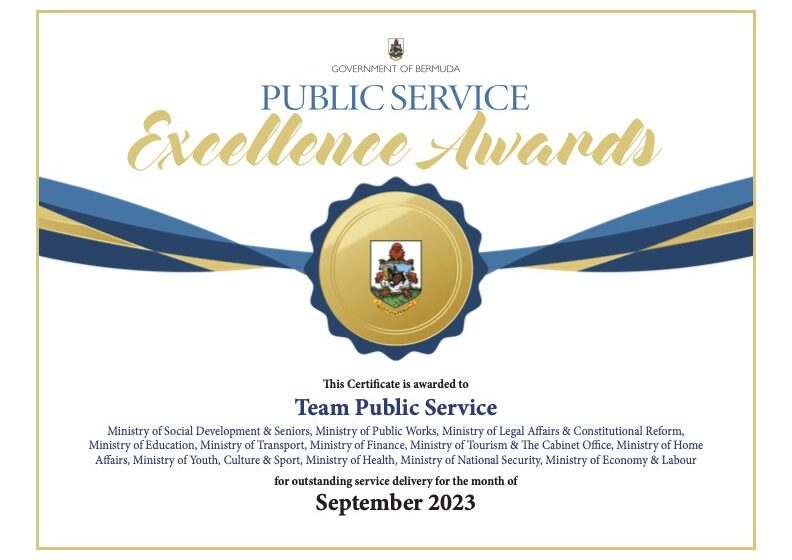  TEAM PUBLIC SERVICE AWARDED PSEA FOR MONTH OF SEPTEMBER