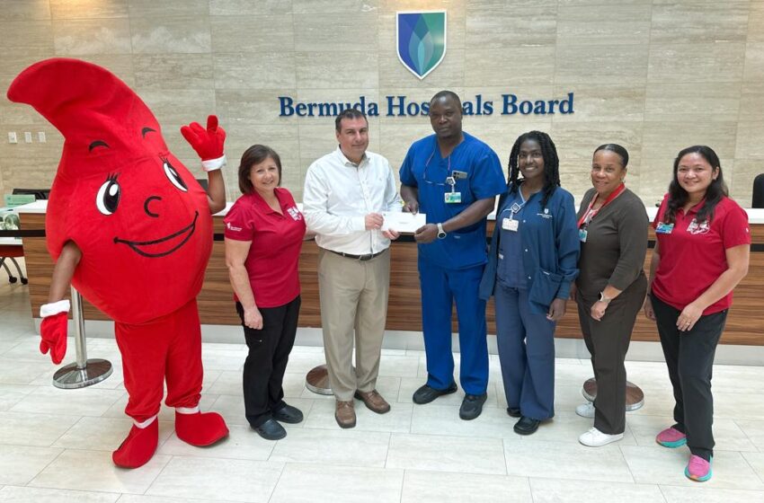  Blood Donor Centre Thanks St. George’s Trust Company Limited for Generous Donation