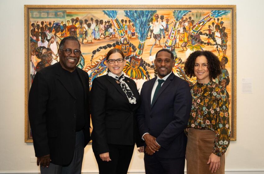  Minister Darrell Attends Art Opening at National Gallery