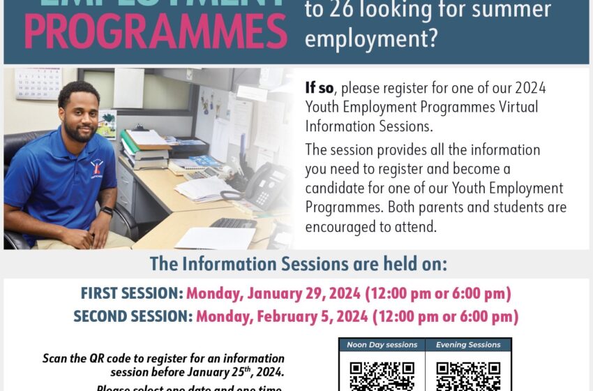  Students Invited to Register for the 2024 Youth Employment Programmes Virtual Information Session