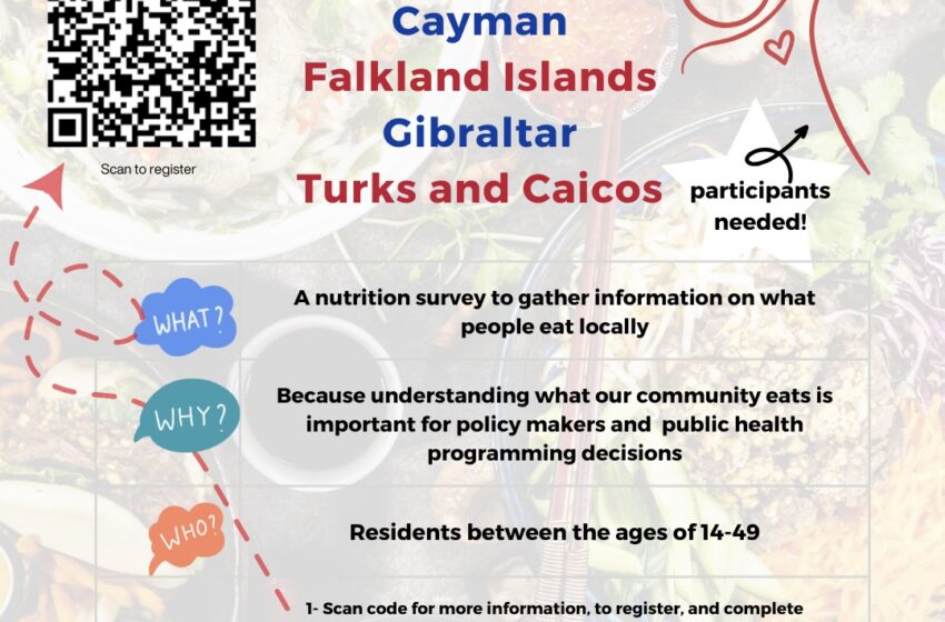  Bermuda Participants Needed for Nutrition Survey