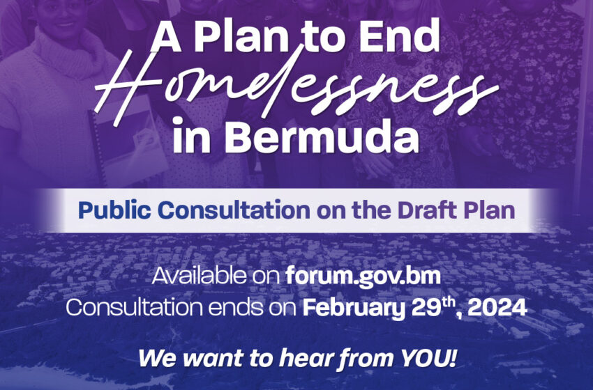  Community Consultation Draft Plan to End Homelessness Closes on February 29th, 2024