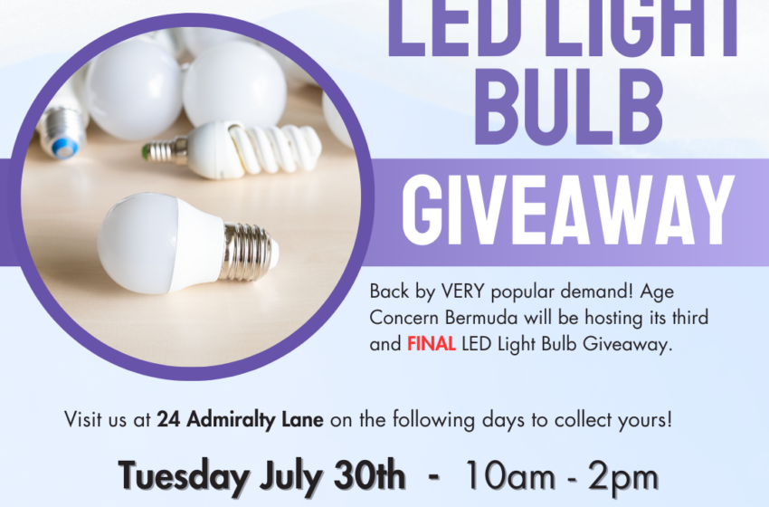 Age Concern’s FINAL Free LED Light Bulbs Giveaway Scheduled