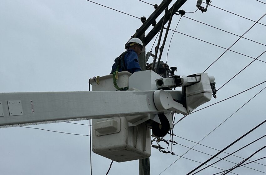  BELCO power outages caused by Hurricane Ernesto