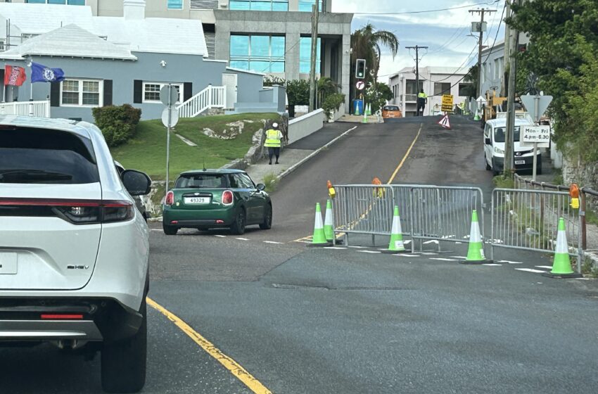  Spurling Hill road works near completion