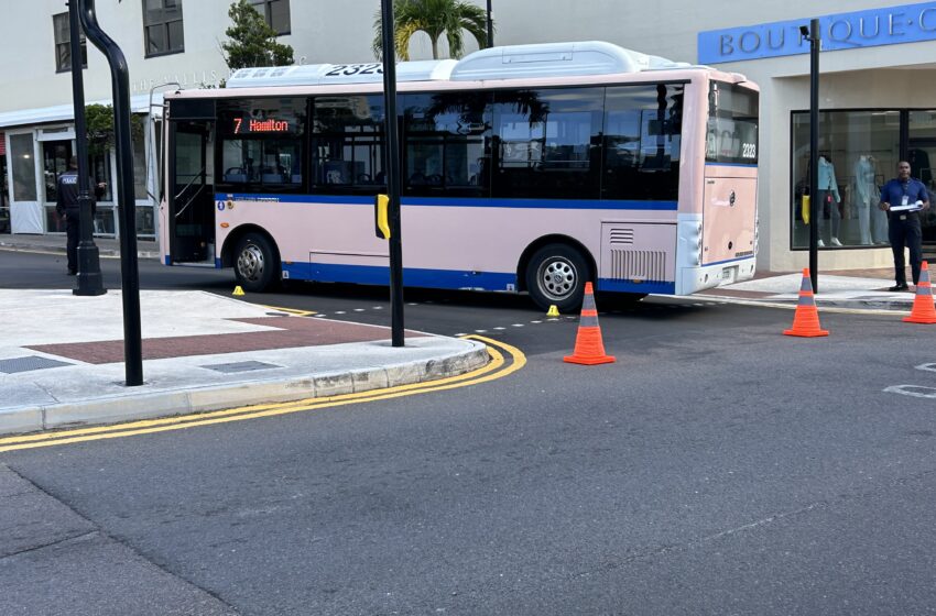  Female pedestrian discharged from hospital with leg injuries after bus collision