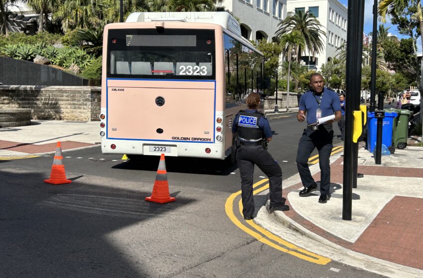  Road traffic collision involving a Bus and pedestrian