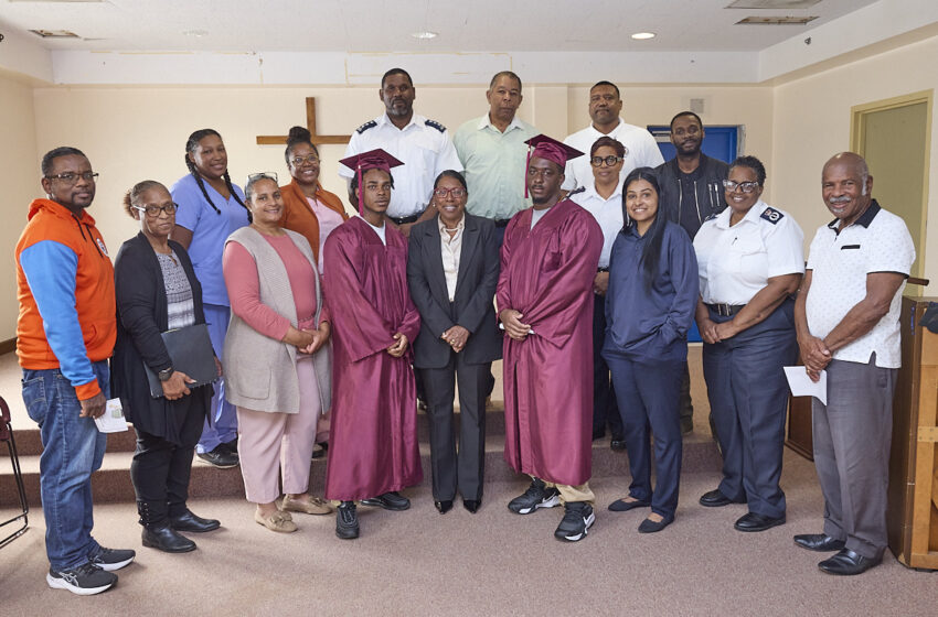  Two Inmates Earn High School Equivalency Certificates at Westgate