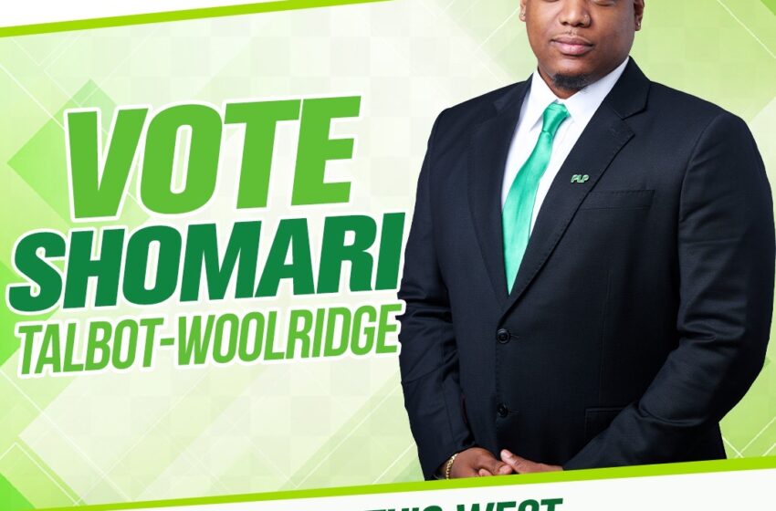  Shomari Talbot-Woolridge as PLP candidate for C9 General Election