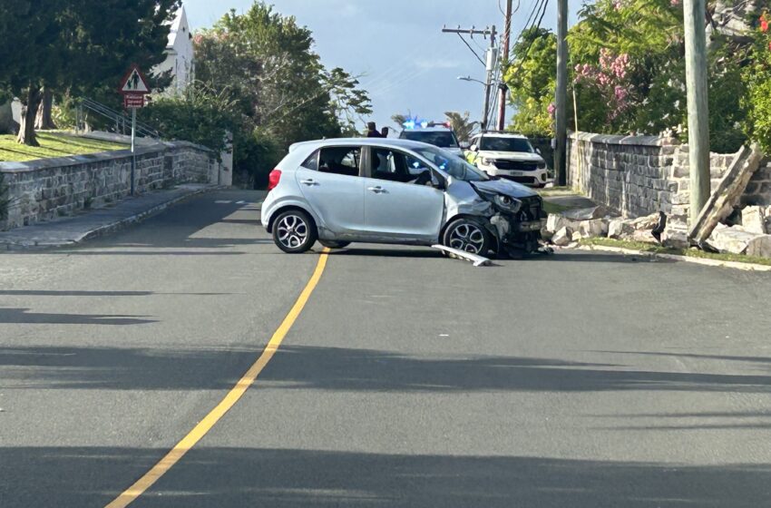  Two-Vehicle Collision – Somerset Road, Sandys Parish