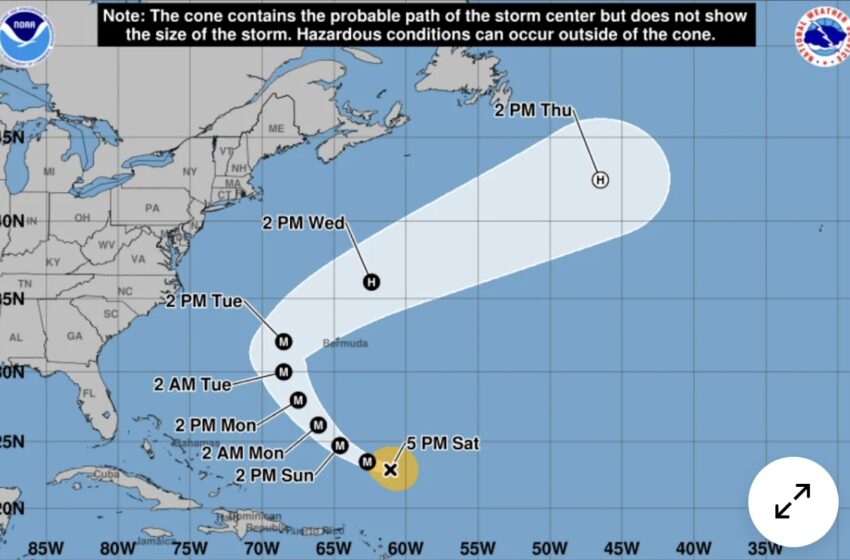  Hurricane Humberto rockets to Category 5 Bermuda prepare