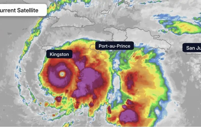  Hurricane Melissa Strengthens to Category 4 — Bermuda Now in Long-Range Forecast Track