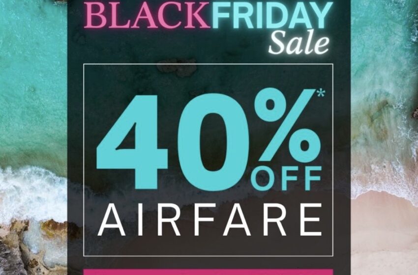  Black Friday Special: 40% Off Flights to and from Bermuda