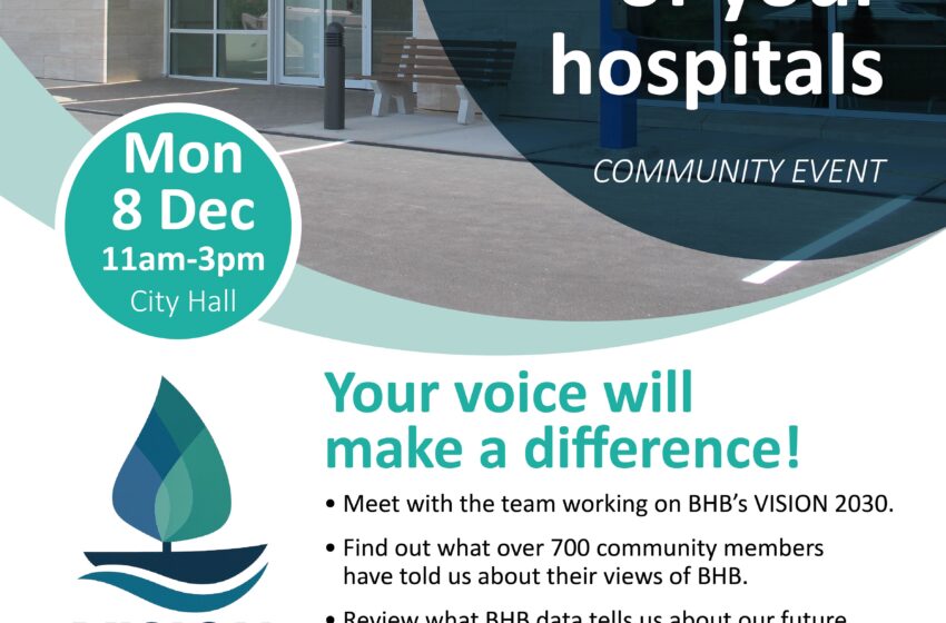  BHB calls for community voices in its Vision 2030 strategic plan