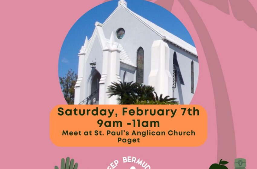  KBB February Community Cleanup in Paget Sponsored by Paget Service Station