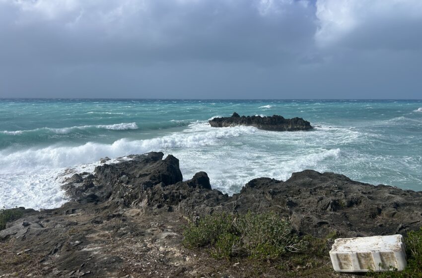 Temperature at 50* degrees with power outages across Bermuda